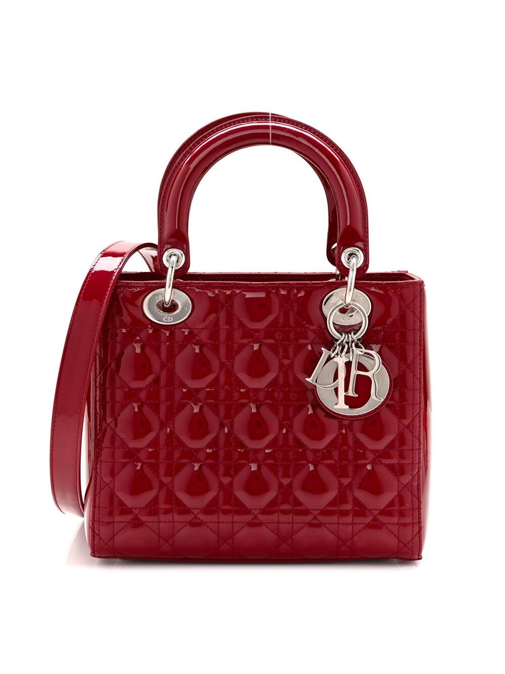 Christian Dior Patent Cannage Medium #338428C29B